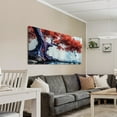 thumbnail image 3 of Large Tree and Life Paintings, Oversized Canvas Wall Art for Living Room Bedroom Decor, Abstract Landscape Artwork Nature Pictures Prints for Office Home 60x30", 3 of 4