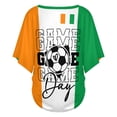 thumbnail image 6 of Soccer Cup 2026 Jersey IVORY COAST Soccer for Women with Colombia Flag Color Block and V Neck Short Sleeves Featuring Breathable Fabric for Game Day Parties Tailgating Events Black L, 6 of 6