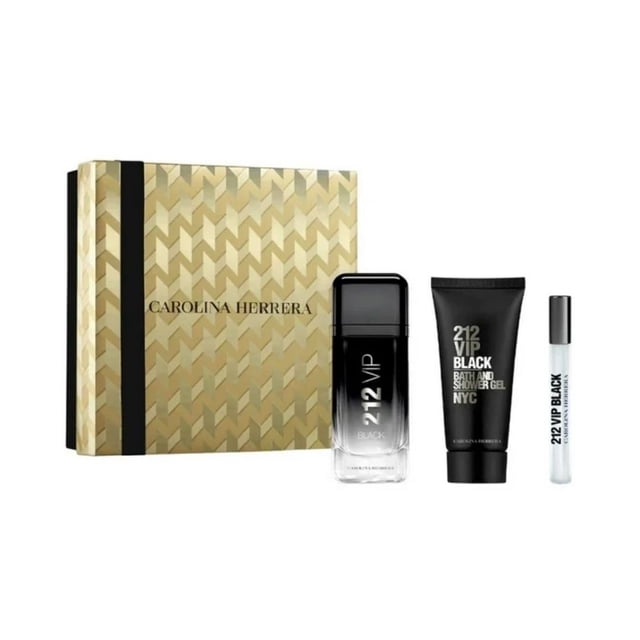 Carolina Herrera Set 212 Vip Black 100 Ml Edp Hombre Original