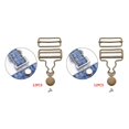 thumbnail image 1 of Qarigey 12x Metal Slider Fasteners Clip Brace Suspenders  Buckles Buckles Type1, 1 of 1