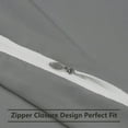thumbnail image 4 of Unique Bargains 1800 Microfiber Zippered Pillowcases 2pcs, 4 of 11