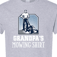 thumbnail image 4 of Inktastic Grandpa Funny Lawn Mowing T-Shirt, 4 of 5