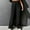 Black, variant on Babysbule Womens Loose Long Pants Fashion Women's Casual Waist Pants Keep Warm Solid Length Pants
