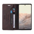 thumbnail image 6 of Dteck for Google Pixel 6 Case 6.4 inch, PU Leather Flip Wallet Case with 2 Cart Slots and Kickstand for Google Pixel 6 2021, Brown, 6 of 14