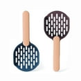 thumbnail image 3 of Pet Litter Scoop Plastic Pet Litter Plastic Pet Litter Tray Animal Sand Cleaning Tool for Home Pet Shop, Coffee and Pink, 3 of 9