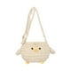 thumbnail image 1 of Bolso bandolera para mujer, bolso de ganchillo con dibujos animados para teléfono, ideal para viajes al aire libre. Beige, 1 of 9