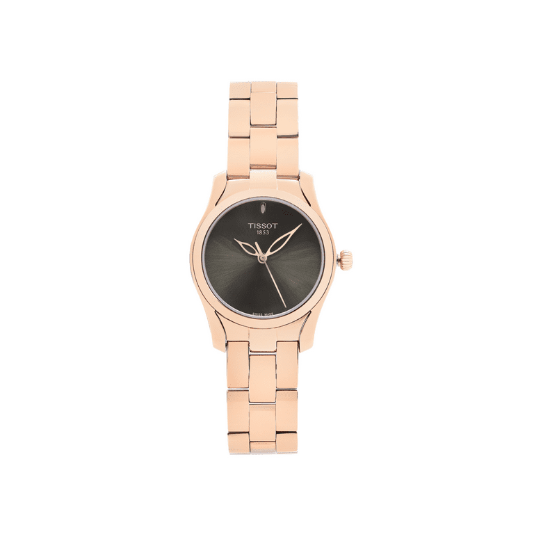 Tissot T Wave 30mm Steel Anthracite Dial Ladies Quartz Watch T112.210.33.061.00