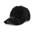 thumbnail image 2 of Lumtrix Vintage Distressed Baseball Caps Soft Dad Hats Adjustable Trendy Hat for Mens Womens Black One Size, 2 of 4
