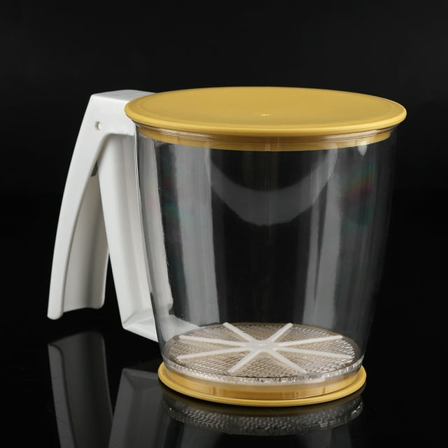 Tamiz De Harina De Malla, Tamiz De Harina, Taza De Tamiz Para Hornear De Doble Capa, PP De Mano Para Cocina Para Hornear ANGGREK Otros