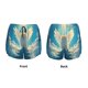 thumbnail image 3 of Balery Sunshine Cute Winged Cat Pantalones cortos deportivos para mujer con forro y dos bolsillos, elásticos, para entrenamiento, gimnasio, yoga-X-Large, 3 of 7