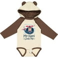 thumbnail image 3 of Inktastic My Nani Loves Me Grandson Bear Boys Long Sleeve Baby Bodysuit, 3 of 5