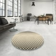 thumbnail image 4 of Ahgly Company Machine Washable Indoor Square Transitional Brown Area Rugs, 6' Square, 4 of 7