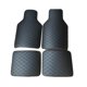 thumbnail image 1 of 4 Uds. Alfombrillas universales de cuero negro para coche, accesorios interiores de estilo de coche, alfombrillas para suelo, alfombrilla impermeable para cubrir el suelo, Protector de almohadilla pa JAMW Sencillez, 1 of 5
