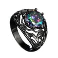 thumbnail image 2 of Happy date Punk Mens Stainless Steel Gem Stone Vintage Ring, Stainless Steel,Gem,Metal, 2 of 7