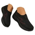 thumbnail image 1 of DXOUPM Chaussures à Enfiler pour Femmes Marche Gym Tennis à Enfiler Chaussures Confortables Légères pour le Jogging, 1 of 3
