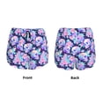 thumbnail image 3 of Daiia pinkk flower crystal Skull Pattern Women's 2 in 1 Running Shorts - Lightweight Athletic Workout Gym Yoga Shorts Liner with Phone Pockets-X-Large, 3 of 7