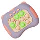 thumbnail image 3 of Juego de burbujas de empuje rápido, juguete educativo de descompresión iluminado, rompecabezas Pop, juguete para adultos, niños, ancianos, Taro púrpura, 3 of 9