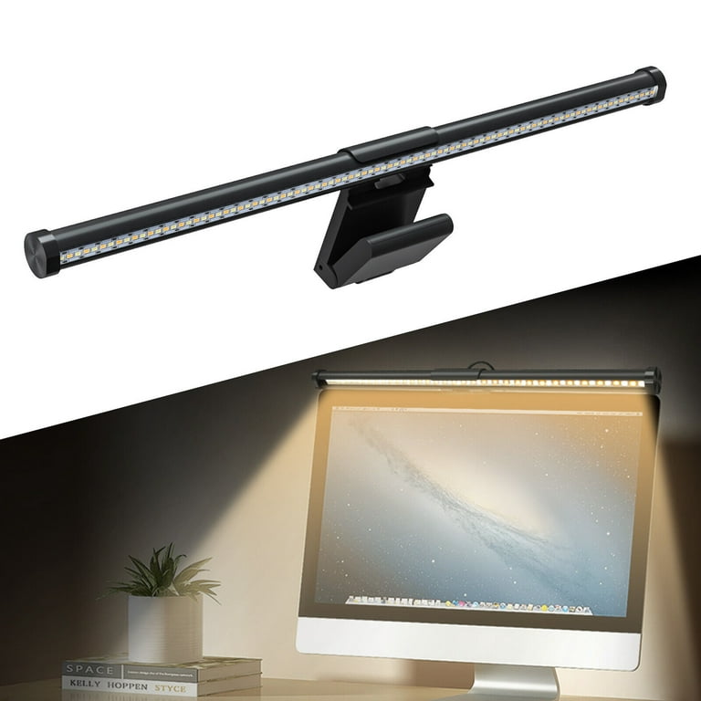 BenQ ScreenBar Monitor Light, LED Computer Monitor Lamp, Auto-Dimming, Hue  Adjustment Features, E-Reading USB Powered Monitor Light Bar for