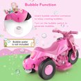 thumbnail image 6 of CIPACHO 6V Kids Electric Ride on Motorcycle with Bubble Maker and Music, Electric Motorcycle for Kids, Holiday Birthday Gift for Kids Ages 3-5, Pink, 6 of 10