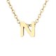 thumbnail image 1 of Delicado collar de oro para las mujeres lindo nombre de la letra gargantilla collares para niñas joyas, 1 of 3