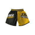 thumbnail image 4 of Lejafay Kids Boys Athletic Shorts Muay Thai Boxing Kickboxing Kick Martial Arts MMA Training Fighting Type D M/160, 4 of 5