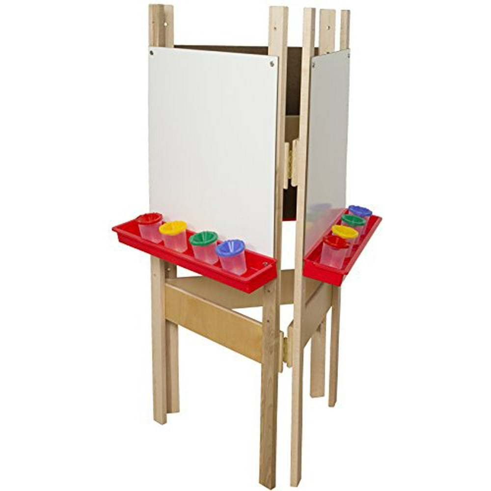 3SidedAdjustable Easel with Markerboard