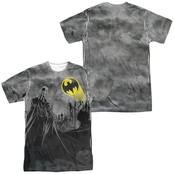 Batman Heed The Call Unisex Adult Sublimated Costume T Shirt (Front/Back), Large Multicolor