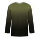 thumbnail image 5 of Camisas de Lino para Hombres Impresión Cuello Redondo Casual 3/4 Manga Blusa, Mezcla de Lino de Algodón para Primavera Verano Ocio Y Tops Diarios, 5 of 9