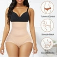 thumbnail image 4 of Vaslanda Tummy Control Shapewear Panties for Women High Waist Trainer Cincher Underwear Body Shaper, 4 of 8