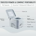 thumbnail image 4 of Lightweight Portable Toilet Travel Potty for Camping Hunting More, Bellows Pump, 4 of 9