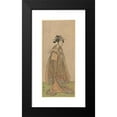 thumbnail image 2 of Katsukawa Shunshō 8x14 Black Modern Framed Museum Art Print Titled - One of the Segawas Holding a Letter (18th Century), 2 of 5