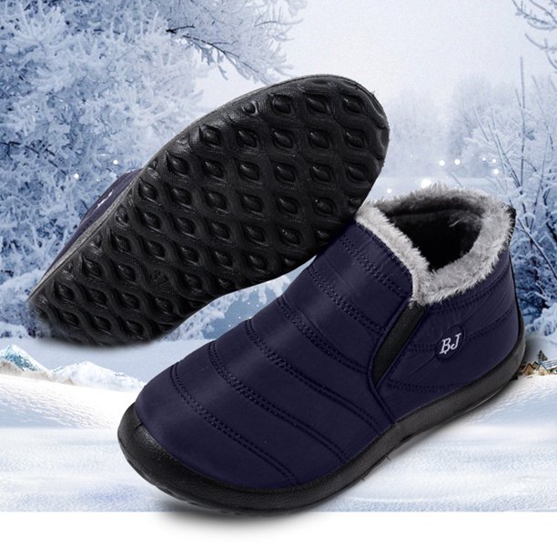 Zapatos de deporte casuales Botas de terciopelo de invierno cálidas planas Color sólido Antideslizante para hombres y mujeres DQrwqpou Tenis De Mujer Tenis De Hombre