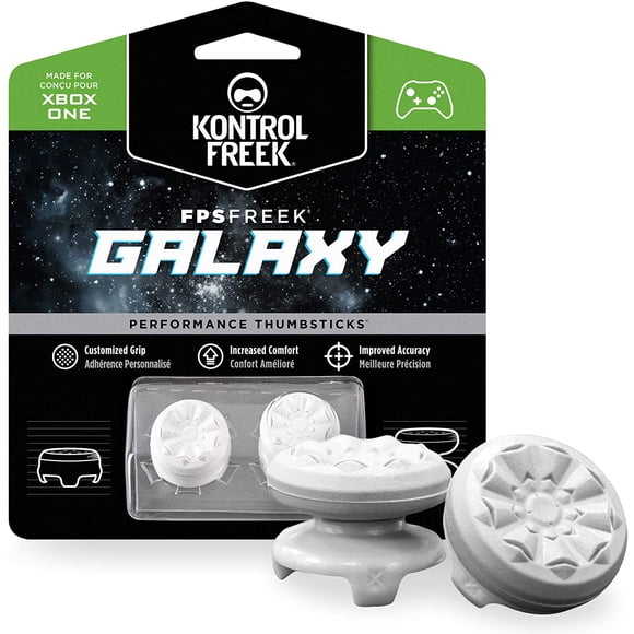 KontrolFreek FPS Freek Galaxy White Performance Thumbsticks for Xbox One Controller
