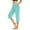 Green, variant on FAIWAD Capri Pants for Women Casual Summer High Waist Yoga Cropped Pants Workout Plus Size Pants with Pockets