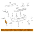 thumbnail image 3 of For 06-11 GS300/GS350/GS430/GS450h/GS460 Rear Bumper Mount Brace Bracket Right, 3 of 5