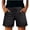 Black, variant on Womens Shorts 2026 Comfy Summer Drawstring High Waist Cotton Shorts with Pockets for Women Trendy by Yigetop Grey L