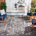 thumbnail image 3 of Safavieh Courtyard Taegan Floral Indoor/Outdoor Area Rug, Black/Beige, 8' x 11', 3 of 10