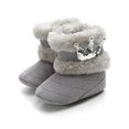 thumbnail image 2 of Baby Girl Soft Booties Winter Snow Boots Infant Toddler Newborn Warm Shoes, 2 of 5