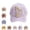 Harp-1PCS, variant on 2D Print Musical Instrument Cap Women’s Baseball Hat Beaded Detail |Adjustable Fit | Unique Baseball Cap | Gift for Music Lovers (Saxophone-1PCS)