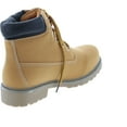 thumbnail image 5 of Nature Breeze Womens Terrain Leatherette Multi Color Padded Collar Hard Toe Boot - Wheat, 5 of 7
