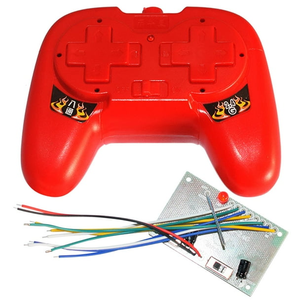 Control remoto perfecl PCB para coche RC 50M 8CH 2.4G rojo