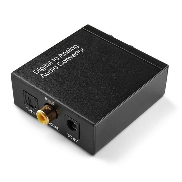 Digital to Analog Audio Converter Box Adapter - Converts ...