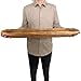 thumbnail image 3 of Wooden Dough Bowl Decor, Vintage Wooden Bowl Hand Carved Home Decor for Dining Table Center, Living Room, Kitchen Decor. (30inch brown), 3 of 4