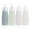 Grey, variant on Mrsdry 12 oz Condiment Squeeze Bottles For Sauces, Leak Proof Condiment Container with Extra Interchangeable lid for Oil, Honey & Dressings, 4 Pack