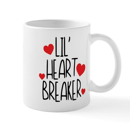 

CafePress - Lil Heart Breaker - 11 oz Ceramic Mug - Novelty Coffee Tea Cup