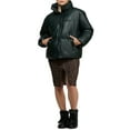thumbnail image 2 of NVLT Women’s Vegan Leather Puffer Coat, 2 of 6