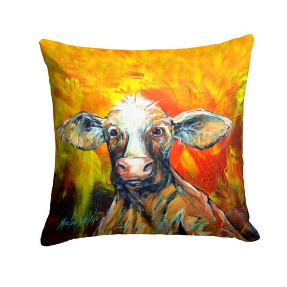 Happy Cow Fabric Decorative Pillow