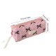 thumbnail image 3 of Bowknot Pencil Case For Girls Quilted Cottons Pen Bag Cute Large Capacity Stationery Organizer For Students Cosmetic Makeup Pouch With Zipper, 3 of 8