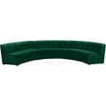 thumbnail image 1 of Meridian Furniture Sectionnel Modulaire 6 Pcs en Velours Vert Limitless, 1 of 9