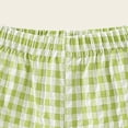 thumbnail image 4 of UAYOTSE Girls Plaid Casual Shorts Little Girls Wear Light Summer Pants Classic Toddler Dailywear,Sizes 7-8 Years, 4 of 6